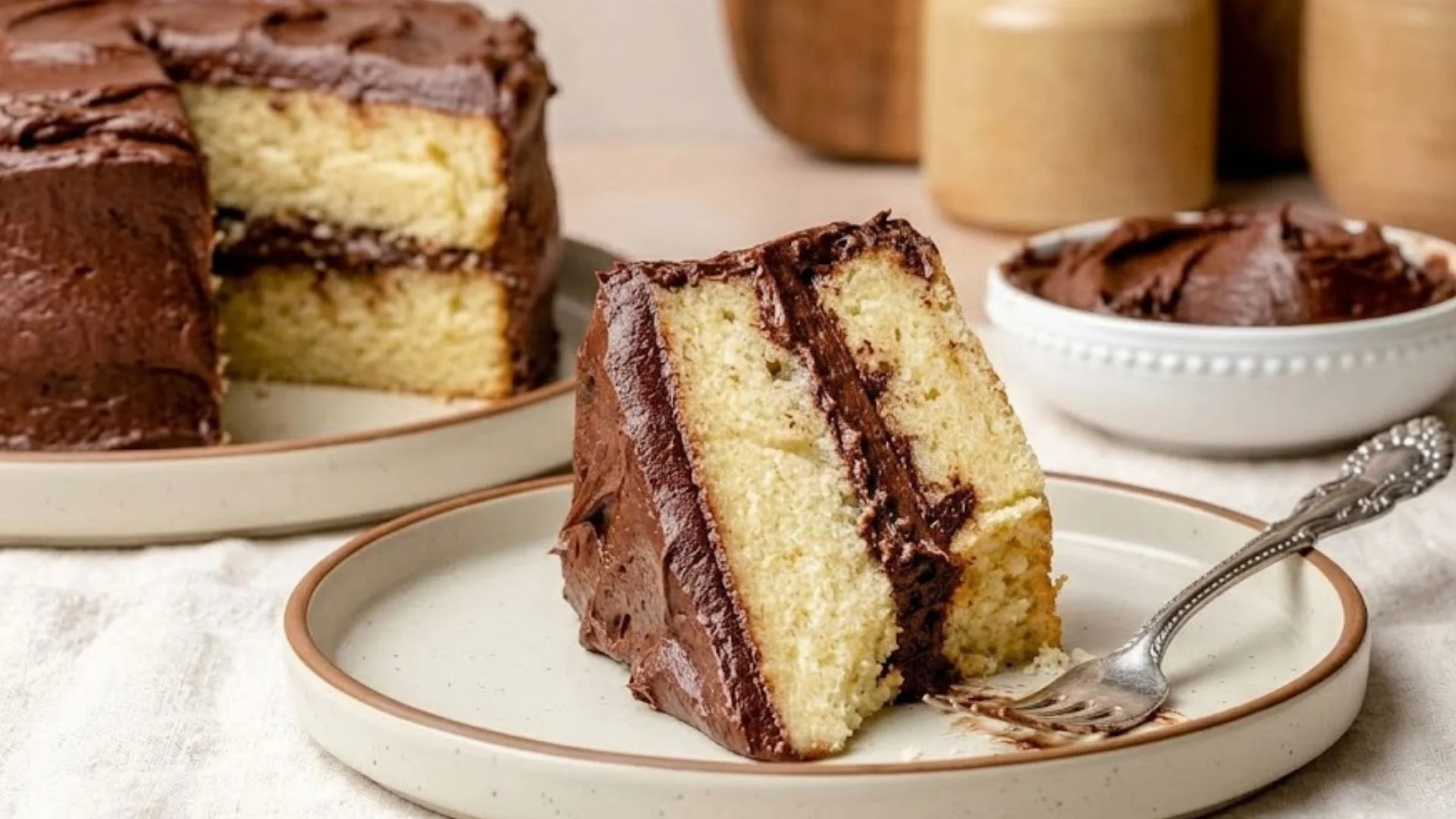 Choco Vanilla Cake Recipe