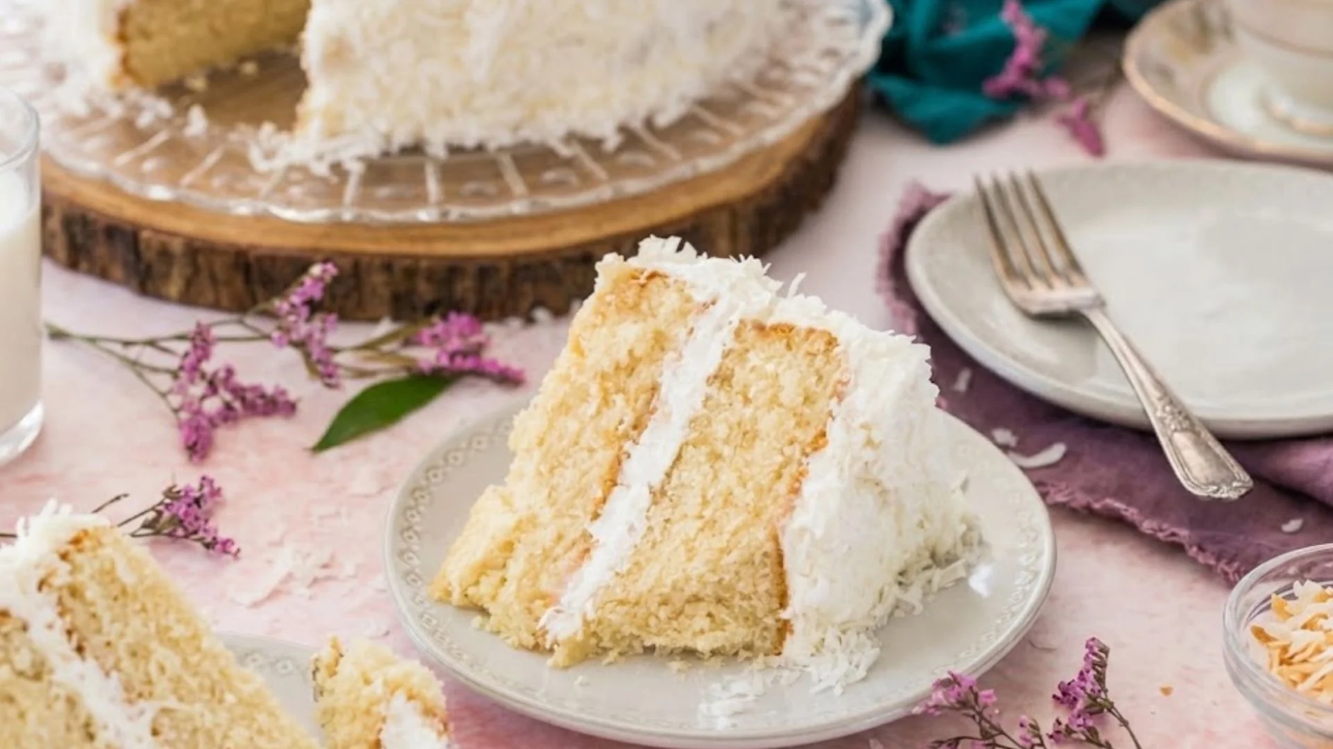 Coconut Vanilla Bean Cake