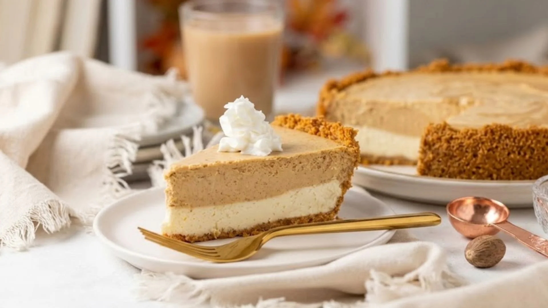 Layered Pumpkin Cheesecake Recipe