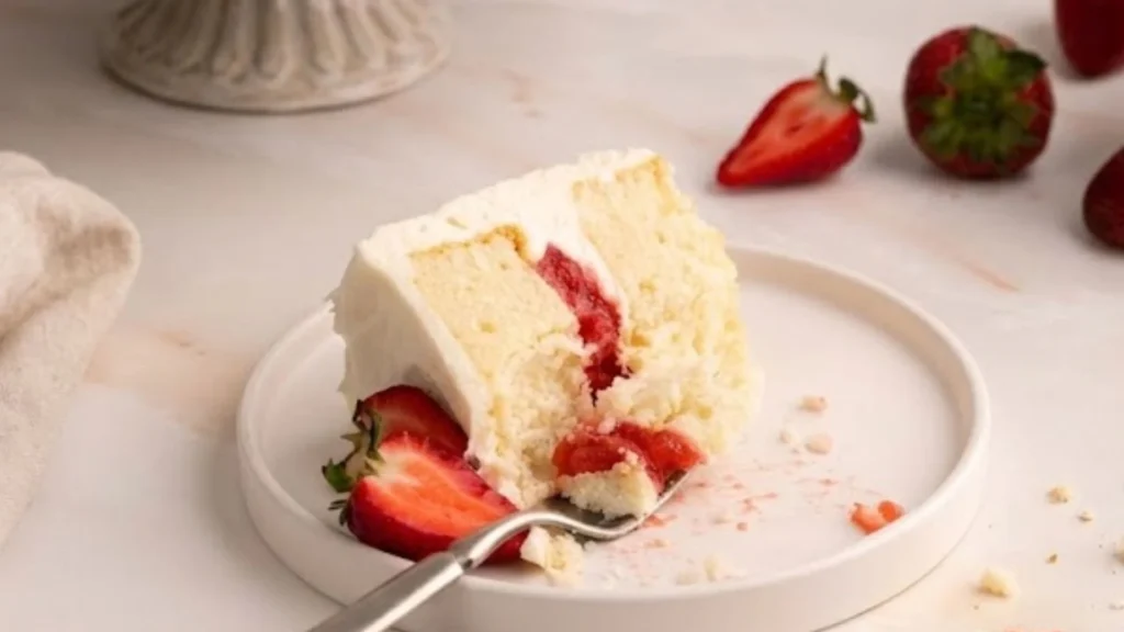 Strawberry Vanilla Cake Recipe