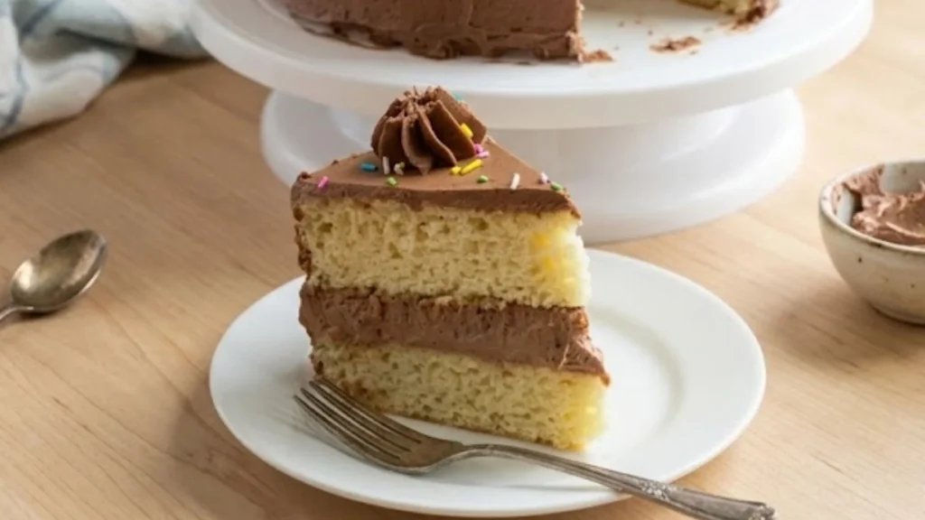 Vanilla Chocolate Mousse Cake