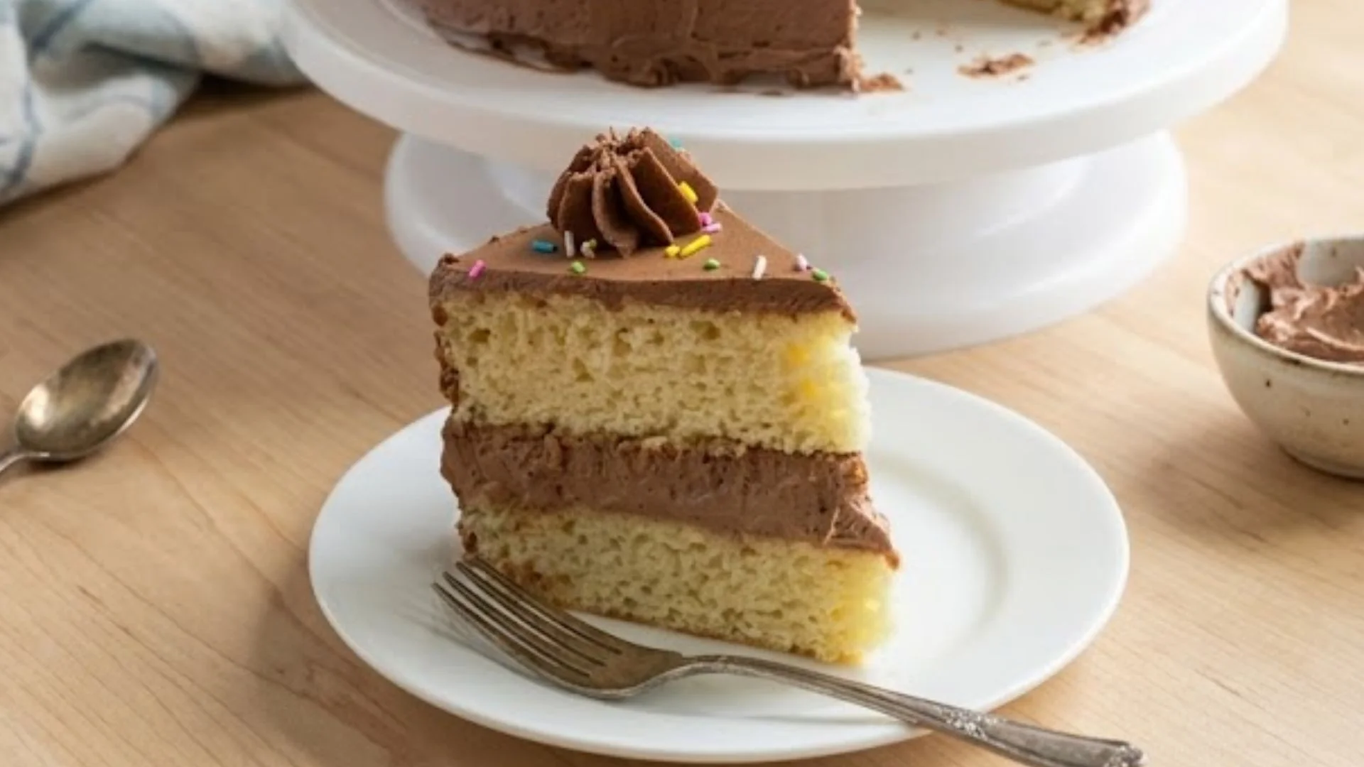 Vanilla Chocolate Mousse Cake