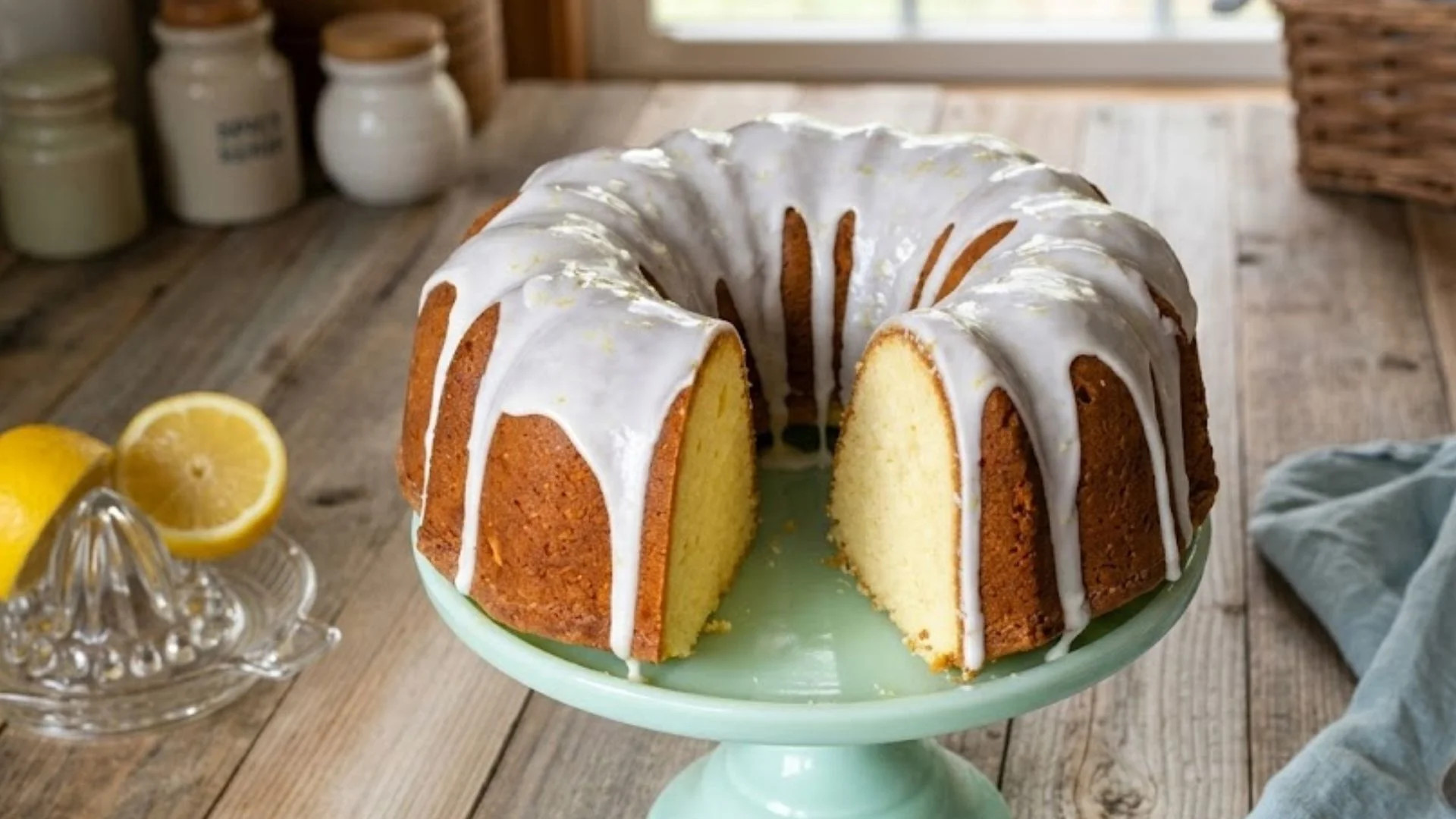 Vanilla Glaze Pound Cake