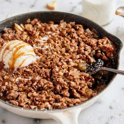 Skillet Apple Crisp Recipe