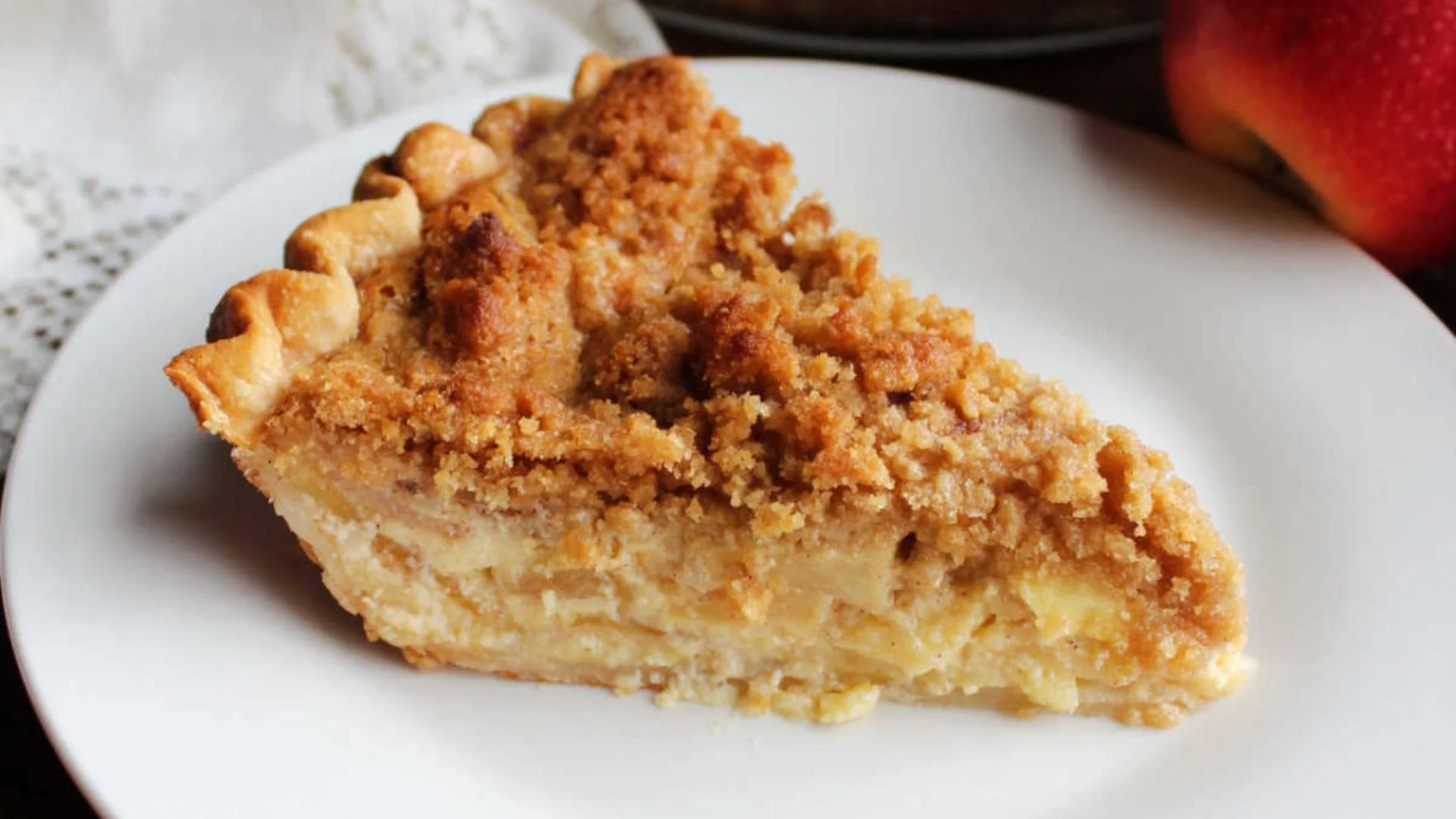 Streusel Topped Apple Pie Recipe