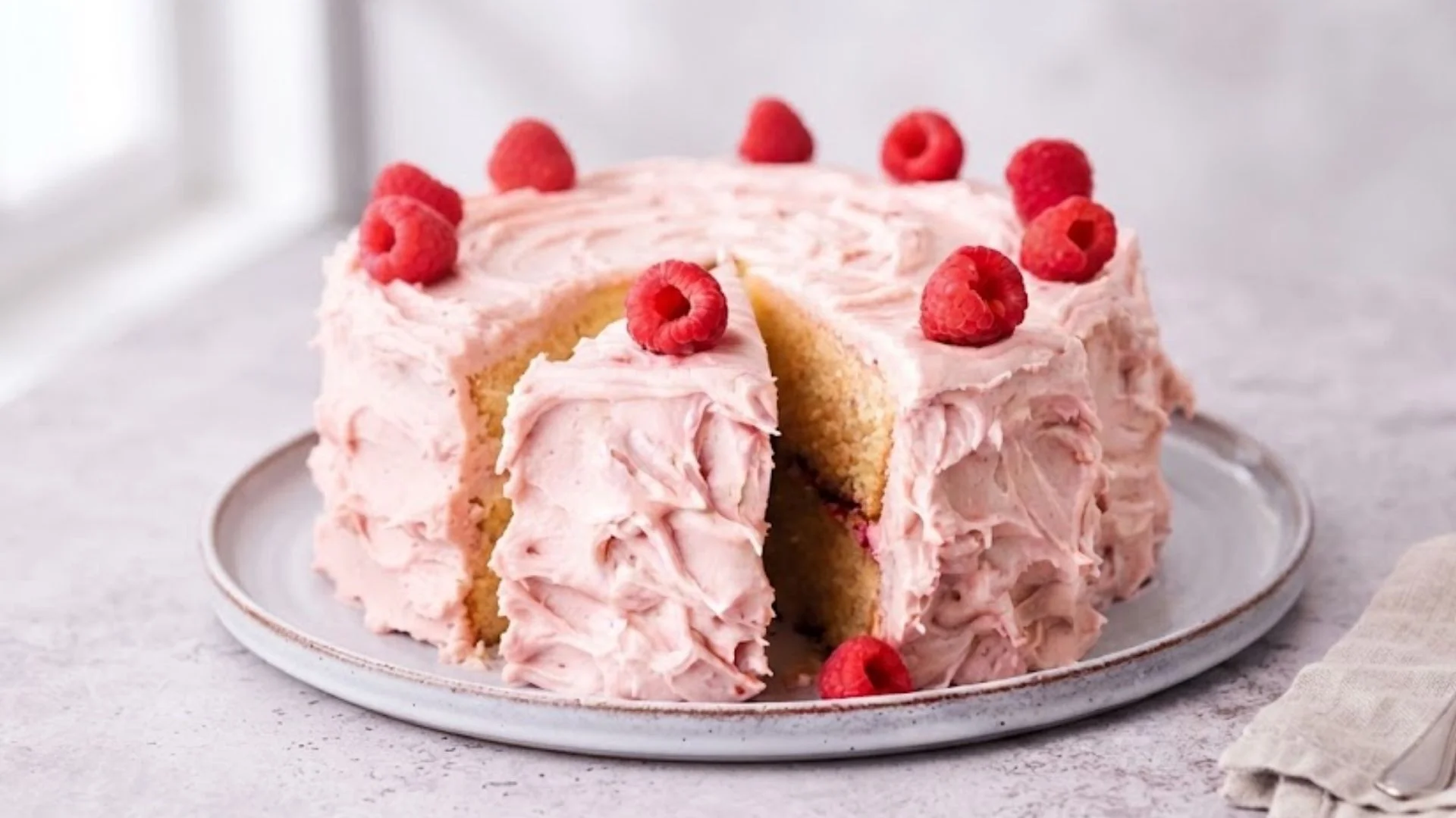 Vanilla Raspberry Cake Recipe